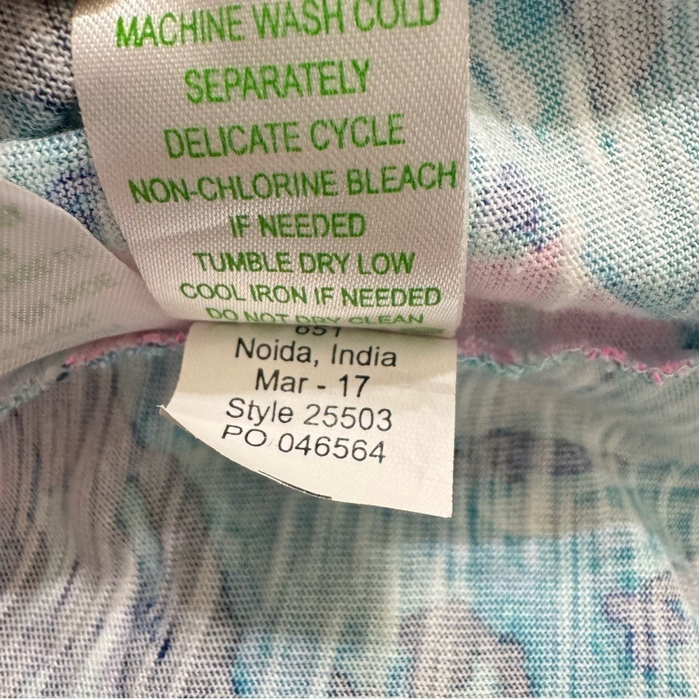 Lilly Pulitzer Tideline Dress Hey Bay Bay Sz XS - Picture 7 of 8